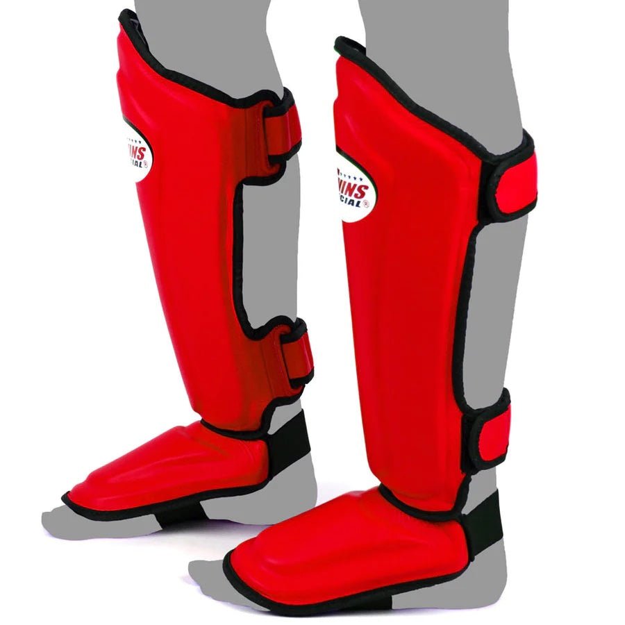 Twins SGL10 Double Padded Leather Shin Pads - OTM Fight ShopTwins Special